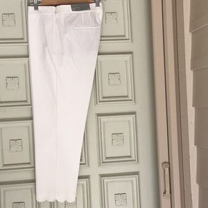 TALBOTS Scalloped Crops